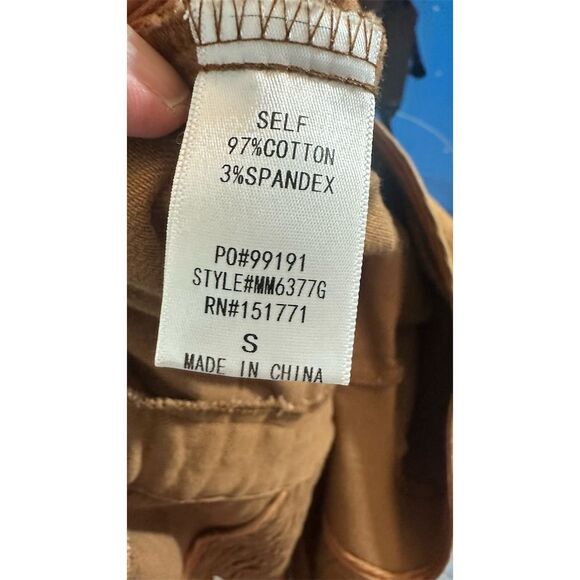 Gilli tan light brown Jumpsuit Size S Short Sleeve , Belted. One-Piece 1001. - Picture 7 of 7